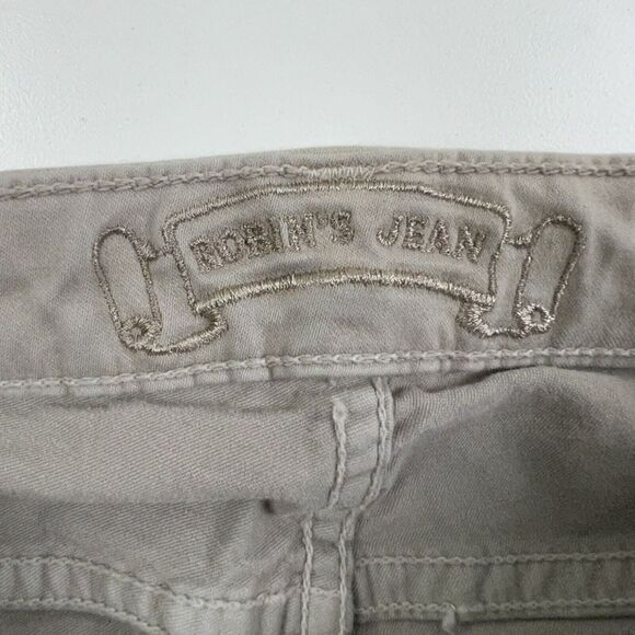 Women's Robin's Jean Silver Grey "Jane" Skinny Jeans Size 24 Embellished - Picture 7 of 12